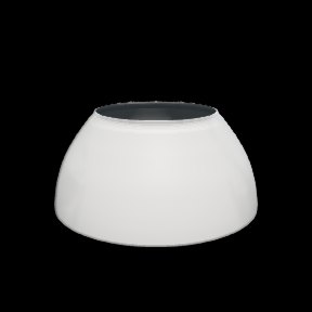 Low Dome: A shallow, rounded cap: wide and low.