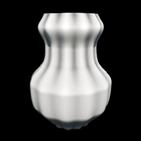 Gourd: A small bulb above a large one, joined by a narrow neck.