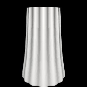 Tall Taper: A tall, narrow taper for a slender floor or table lamp.